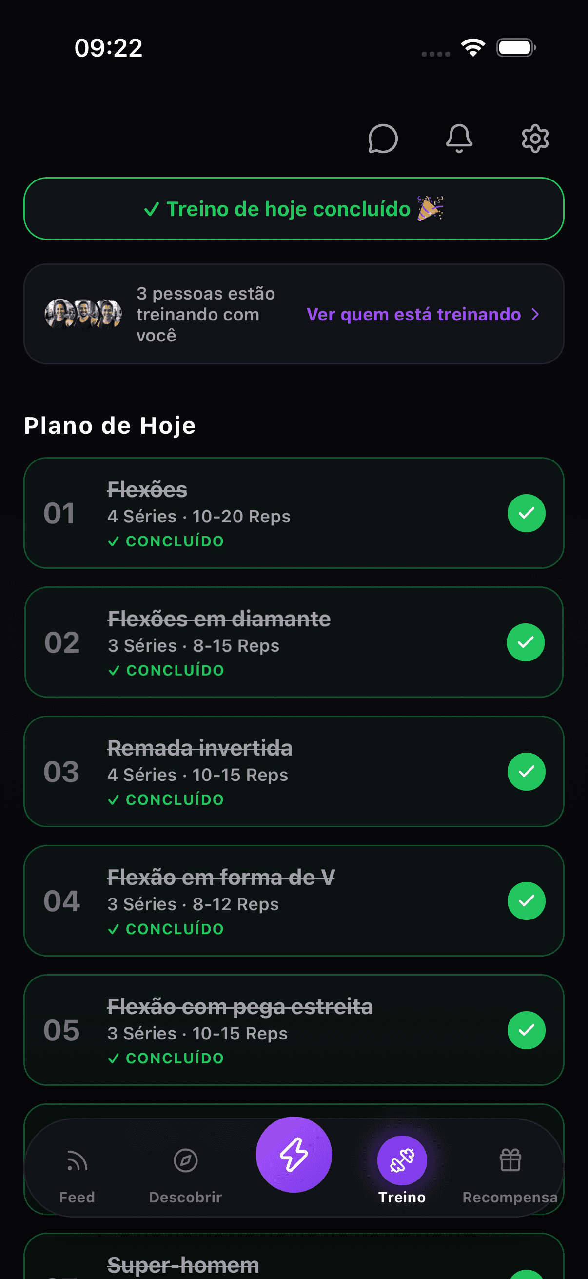 PulseUp workout plan